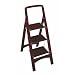 Cosco Rockford 11-255MGY1 Three-Step Wood Step Stool Mahogany 1
