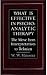 What is Effective in Psychoanalytic Therapy?