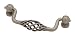 Liberty Hardware PN0527-AP-C Pewter Forged Iron II 96mm Centers Birdcage Cabinet Pull from the Forge