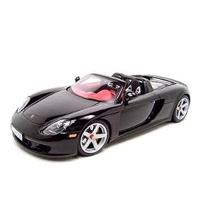 Porsche Carrera Gt Black 1:18 Diecast Model by Motormax