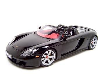 Porsche Carrera Gt Black 1:18 Diecast Model