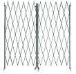 Industrial Grade 2XZG8 Steel Folding Gate, Opening 8-10Ft