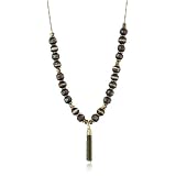 Vanessa Mooney Talula Tassel Rosewood Long Necklace