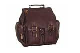 David King Leather Backpack With 5 Zippered Pockets thumbnail
