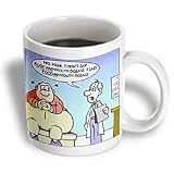 Londons Times Health and Vanity Trends Cartoons - Food In Mouth Disease For Dieters - Mugs