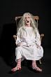 Creepy Rocking Granny Animated Halloween Prop