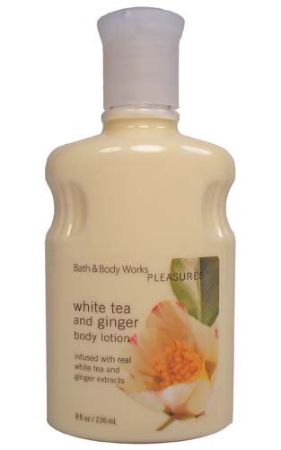 Bath & Body Works Pleasures Collection White Tea and Ginger Body Lotion 8 oz