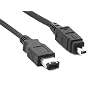 Sumnique - IEEE 1394 FireWire Cable (6-pin/4-pin) 1.8m