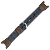 Casio PAS-400B Fishing Timer Strap (23mm, Nylon, Leather Tabs)