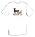 I'm a Proud Owner of a Chocolate Lab - Beware of Tail! Dog T-shirt