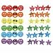 Trend T83905 Trend Stinky Stickers Variety Pack, Smiles & Stars, 648/pack