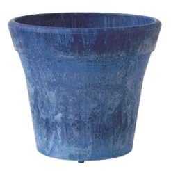 Mesa Round Planter, 10" Blue