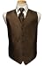 Tuxedo Vest - Herringbone "Espresso" includes Matching Windsor Band Tie!