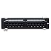 Beszin 12 Port Cat.5E 110 Type Vertical Patch Panel with Mounting Bracket