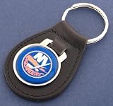 New York Islanders Leather Keychain