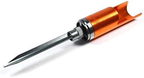 Fitiber Fishing Rod Pole Holder Aluminium Alloy Ground Support Baitcaster Spin cast Casting Spinning Racks Folding Holder (1 Pack (Gold))