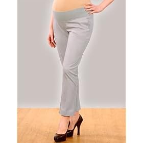 Buy A Pea in the Pod Collection: Half Belly Twill Back Pockets Slim Leg Maternity Ankle Pants by A Pea in the Pod