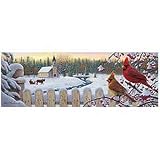 MasterPieces White Crimson Morning Jumbo Panoramic 1000pc Puzzle