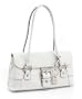 Giani Bernini Handbag, Flap Satchel White