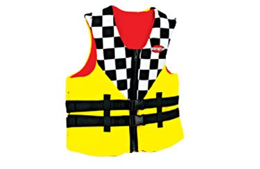 Buy SPORTSTUFF U.S.C.G. APPROVED NEOPRENE LIFE VESTSize: Small Color: Yellow Checkerboard by SPORTSSTUFF INC