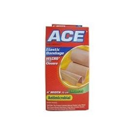  Ace Elastic Bandage Velcro, Antimicrobial, Model No : 7604 - 4 Inches