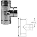 Selkirk LLC 3VP-TS Pellet Stove Pipe Tee With Cap