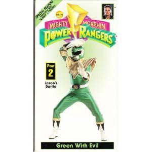 Vhs mighty morphin Power rangers: Green with evil, part 2 (729014200731)