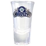 Seattle Mariners Flared Top Shooter Shot Glass - MLB Baseball Fan Shop Sports Team Merchandise
