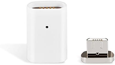 Magnetic Adapter Micro USB Charger Connector with LED Indicator for Android Devices - 2 Packs