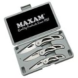 Maxam 3pc Liner Lock Knife Set