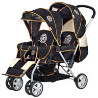 Childrens Toyshop  Toys : Hauck Tandem Twin Pushchair