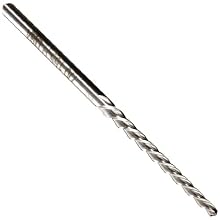 Alvord Polk 155-H High-Speed Steel Taper Pin Reamer, Left Hand Spiral Flute, Round Shank, Uncoated (Bright)