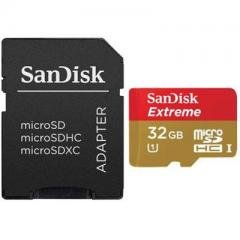 SANDISK SDSDQXL-032G-A46A Extreme(R) microSDHC(TM)/microSDXC(TM) UHS-I Card (32GB)