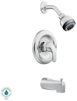 Single-Handle 1-Spray Tub and Shower Faucet in Chrome