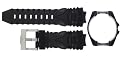 TechnoMarine Cruise 17-mm Black Gel Strap with Single-Buckle #8850