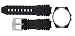 TechnoMarine Cruise 17-mm Black Gel Strap with Single-Buckle #8850C