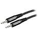 PRO SIGNAL PSG03437 Audio/Video Cable Assembly, 3.5mm Stereo Phone Plug, 3.5mm Stereo Phone Plug, 3 ft, 914 mm, Black