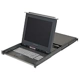 Belkin 17FT OMNVW ENT 1U CNSL-W/KVM 1X8 KVM W/KB/MS/TFT ( F1DC108C )