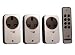 Home Easy Remote Control 3 Pack Socket Kit, Silver