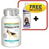 Cosequin DS (250 Caps) + Dermaquin Omega-3 Fish Oil Supplement for Dogs (16 fl oz.)