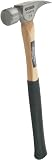 Stiletto Ti14SS-A Ti 14 Smooth Face Hammer with a Straight 18 Hickory  Handle with an AirGrip