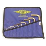 Ampco M-42 10pc 1/16-5/16no-sprk Hex Key Set