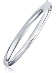 Classic Bangle in 14K White Gold (6.0mm)