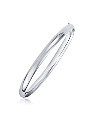 Classic Bangle in 14K White Gold (6.0mm)