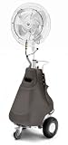 Cool-Off Tahitian-Breeze Portable Outdoor Misting Fan w/High Pressure (1000 psi) Pump - Commercial Grade
