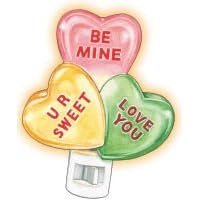 Conversation Heart Night Light