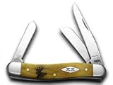 Best sale price for CASE XX Deer Scene Antique Stockman 1/500 Pocket Knife Knives. Free Shipping.