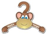 Personalised Childrens Monkey Coat Hanger