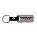 High-End Motorsports Chevrolet Camaro SS Chrome Leather Strap Key Chain/Fob - Engraved Black & Red Logos - USA