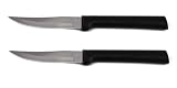 Rada Cutlery Heavy Duty Paring Knife, Black Handle, Dishwasher Safe, Made in USA (Pack of 2 – W203/2)